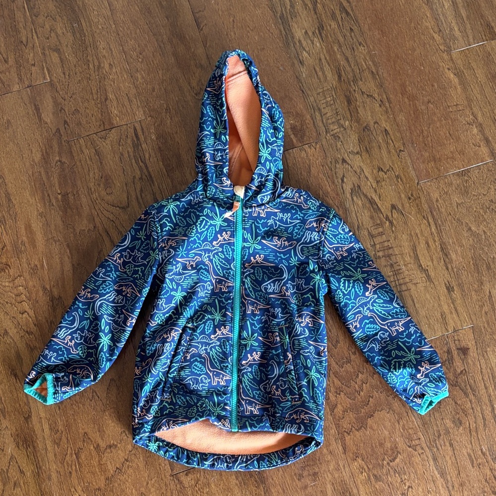 Kids Blue Dinosaur Swim Jacket